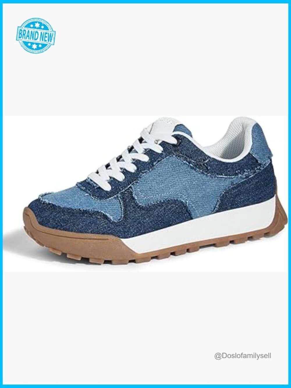 Platform Canvas Sneakers Casual Lace-up Retro Classic Walking Shoes